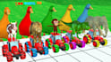 make 3d animals battle video