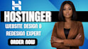 design modern hostinger website, hostinger redesign, wordpress website
