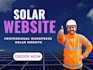 build solar website solar energy website solar panel website design and redesign
