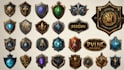 design medieval, fantasy, rpg gaming logo