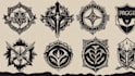 design medieval, fantasy, rpg gaming logo