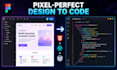 convert figma to HTML, react, or wordpress website