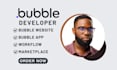 be your bubble io app mvp bubble developer bubble website web application