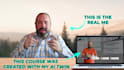 create an elearning course content with multi view ai avatar