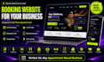 design booking website for salon clinic restaurant hotel and service business