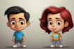 create cartoon comic character
