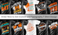do custom t shirt design and illustration with 24 hours