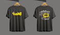 create unique typography t shirt design for clothing brands