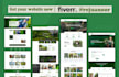 design business website, cleaning service website, lawn care service website