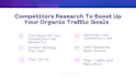 do website SEO audit report with analyzing technical parts and competitors