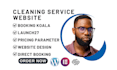 build cleaning service website booking koala website pricing parameters launch27