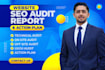 create a detailed on page, technical website SEO audit report and gbp audit