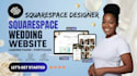 build squarespace wedding landing page website design photography or portfolio