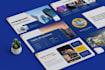 design business powerpoint presentation, pitch deck and ppt template