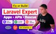 fix laravel bugs and build your laravel web app
