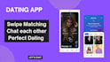 custom dating mobile app development ,tinder, bumble clone, flutter