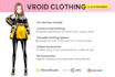 do custom vroid clothes design for your 3d vroid model