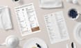 design modern restaurant menu, food menu or digital menu
