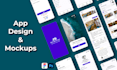 do amazing app designs in figma, uiux designs, app designs