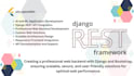 develop a responsive django web backend with bootstrap