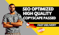 write high quality articles and blog posts with images