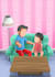 draw a faceless children book illustrator from your ideas