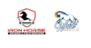design creative racing, horse logo with satisfaction guaranteed