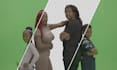 remove video background with rotoscoping, and masking