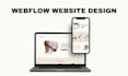 build webflow website design or figma to webflow, webflow template