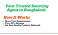 be your trusted sourcing agent in bangladesh
