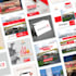 design social media and website banners