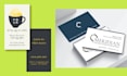 elevate your business with a modern, print ready business card design