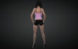 craft 3d stylized character model,fantasy model,shapr3d,nsfw,pbr texture,bake3d