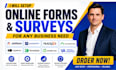 setup jotform questionpro hubspot surveymonkey typeform formstack limesurvey va