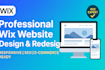 design, redesign and upgrade wix website modern, responsive and SEO friendly