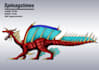 design a digital illustration of dragons in anime art