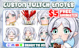 draw twitch emotes, badges, animated emotes for twitch, and vtuber stream