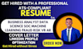 write business analyst data science soc machine learning fraud risk vr ar resume