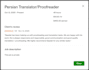 do english to persian translation and localization