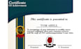 do professional degree certificate and award certificate