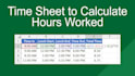 do employee timesheet tracking in excel