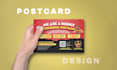 design an amazing eddm postcard