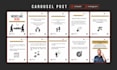 design linkedin banner, facebook cover and carousel posts