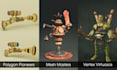 make 3d characters and props for games