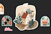 design sticker, logo, badge