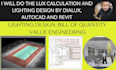 do lux calculation and simulate lighting design
