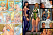 do a nsfw comic, superhero comic, sfw comic, cartoon comic, comic illustration