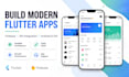 develop flutter app for android ios with firebase