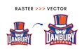 vectorize image and recreate logo redesign