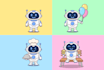 draw cute and simple 2d cartoon characters